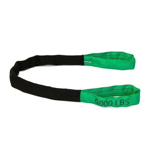 FLEX EERS2-12 Web Sling, 12 ft Length, Polyester